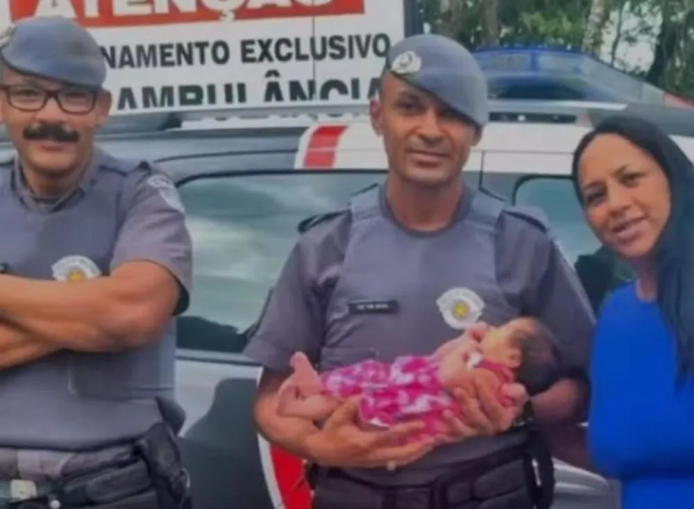 PM salva bebê de 9 dias após engasgo com leite materno no Vale do Ribeira
